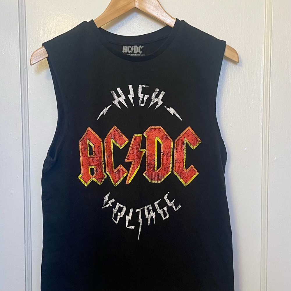 AC/DC High Voltage Black Sleeveless Tee